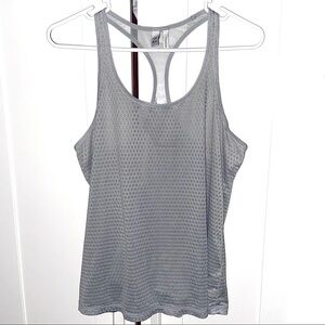 Zella Women’s Grey Mesh Tank Top Size L